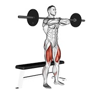 Bench frontal sentadilla con barra