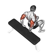 Bench fondo (knees bent)