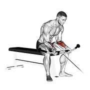 Wrist curl en polea