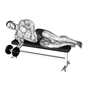 Tumbado pronation con mancuerna