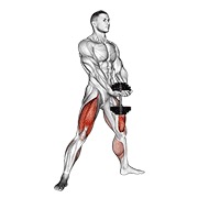 Plyo sentadilla con mancuerna