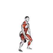 One arm clean and jerk con kettlebell
