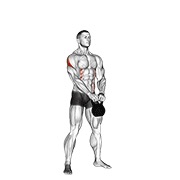 Pirate supper legs con kettlebell