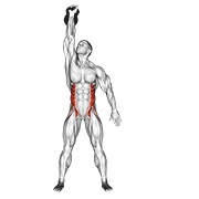 Windmill con kettlebell