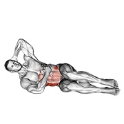 Oblique crunches floor