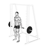 De pie back wrist curl multipower