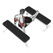 Con lastre bench fondo