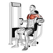 Inner chest press en máquina