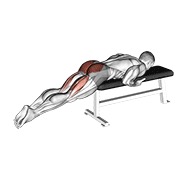 Inverso hyper on flat bench