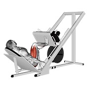 Sled 45 degrees one prensa de piernas
