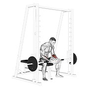 Sentado wrist curl multipower