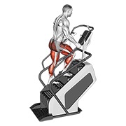 Walking on stepmill