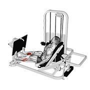 De palanca sentado calf press