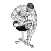 Sentado piriformis stretch