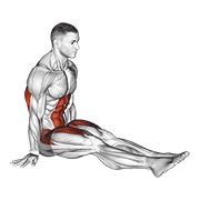 L-sit on floor