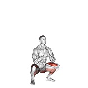 Bodyweight drop jump sentadilla