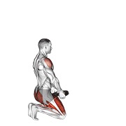 Con lastre kneeling step with swing